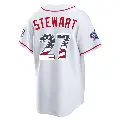 Men's No.27 Sal Stewart Cincinnati Reds White Limited 2026 All-Star Edition Stars & Stripes Home Stadium Jersey