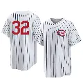 Men's No.32 Tom Browning Cincinnati Reds White Replica 2022 Field Of Dreams Jersey