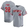 Men's No.38 Mike Ford Cincinnati Reds Gray Limited Away Jersey