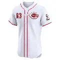 Men's No.63 Ivan Johnson Cincinnati Reds White Elite Home Jersey