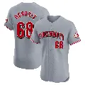 Men's No.68 Ryan Hendrix Cincinnati Reds Gray Elite Road Jersey