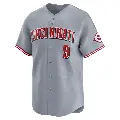 Men's No.9 Joe Oliver Cincinnati Reds Gray Limited Away Jersey