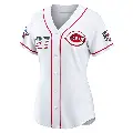 Women's No.27 Sal Stewart Cincinnati Reds White Limited 2026 All-Star Edition Stars & Stripes Home Stadium Jersey