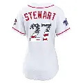 Women's No.27 Sal Stewart Cincinnati Reds White Limited 2026 All-Star Edition Stars & Stripes Home Stadium Jersey