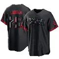 Youth No.25 Rhett Lowder Cincinnati Reds Black Replica 2023 City Connect Jersey