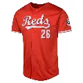 Youth No.26 Jacob Hurtubise Cincinnati Reds Red Limited Alternate Jersey