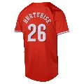 Youth No.26 Jacob Hurtubise Cincinnati Reds Red Limited Alternate Jersey