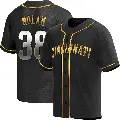Youth No.38 Gary Nolan Cincinnati Reds Gold Replica Black en Alternate Jersey