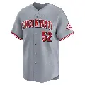 Youth No.52 Reiver Sanmartin Cincinnati Reds Gray Limited Away Jersey