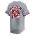 Youth No.52 Reiver Sanmartin Cincinnati Reds Gray Limited Away Jersey